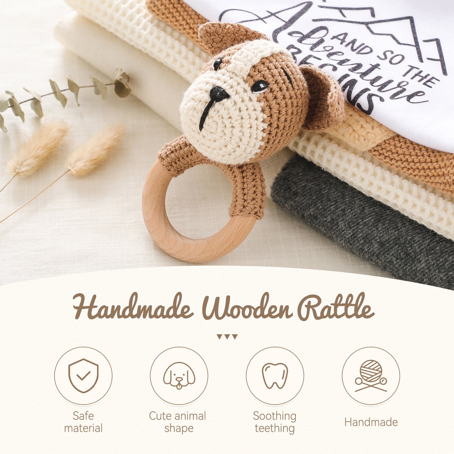BABY RATTLE TOYS (ANIMAL)