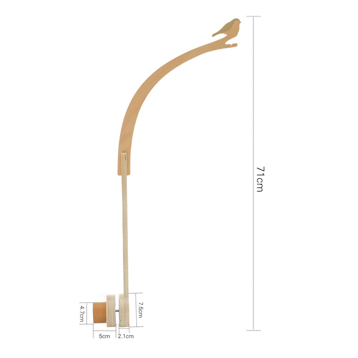 COLGADOR MÓVIL BEBÉ (MADERA)