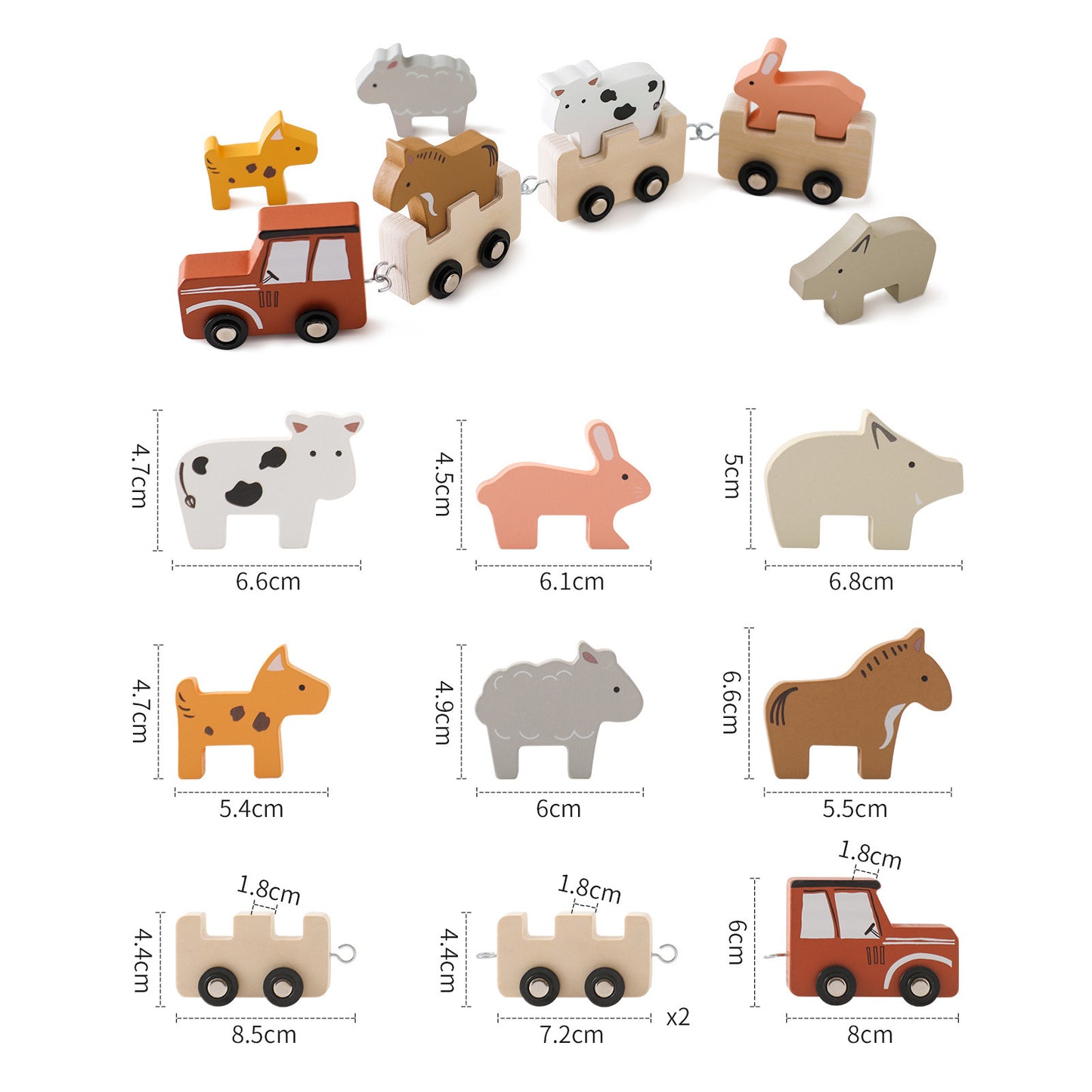 FARM & TRAIN TOY