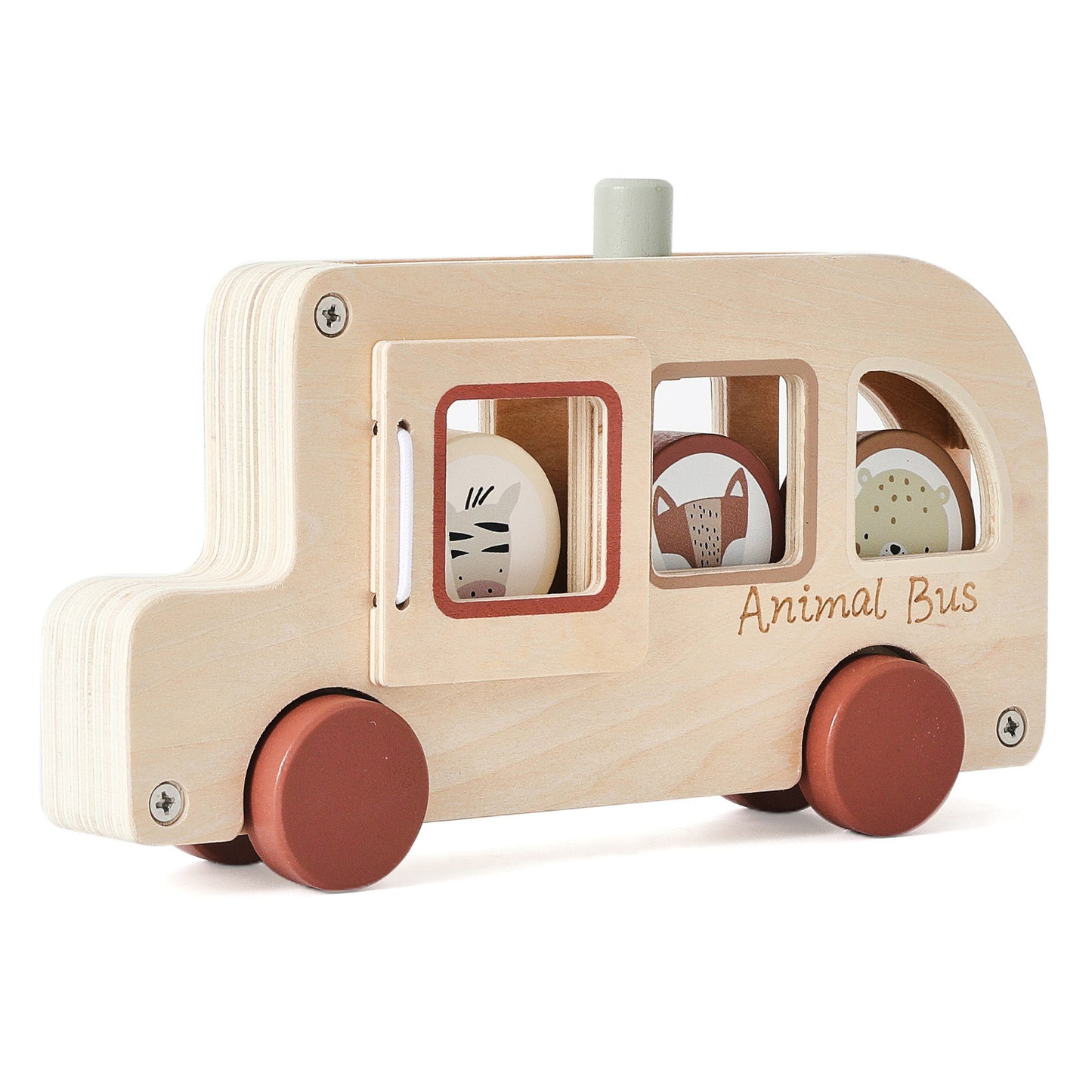 WOODEN TOY (ANIMAL BUS)