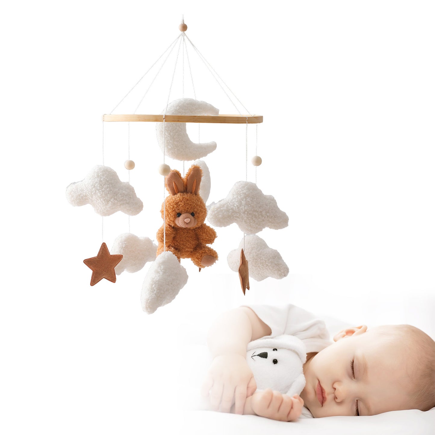BABY MOBILE (TEDDY VELVET)