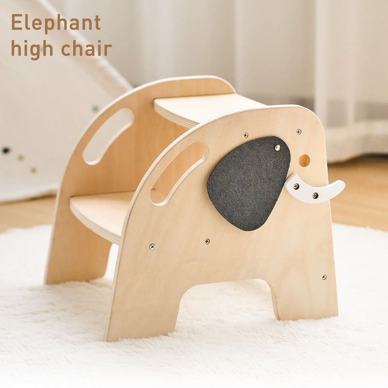 TODDLER STEP STOOL (ELEPHANT)