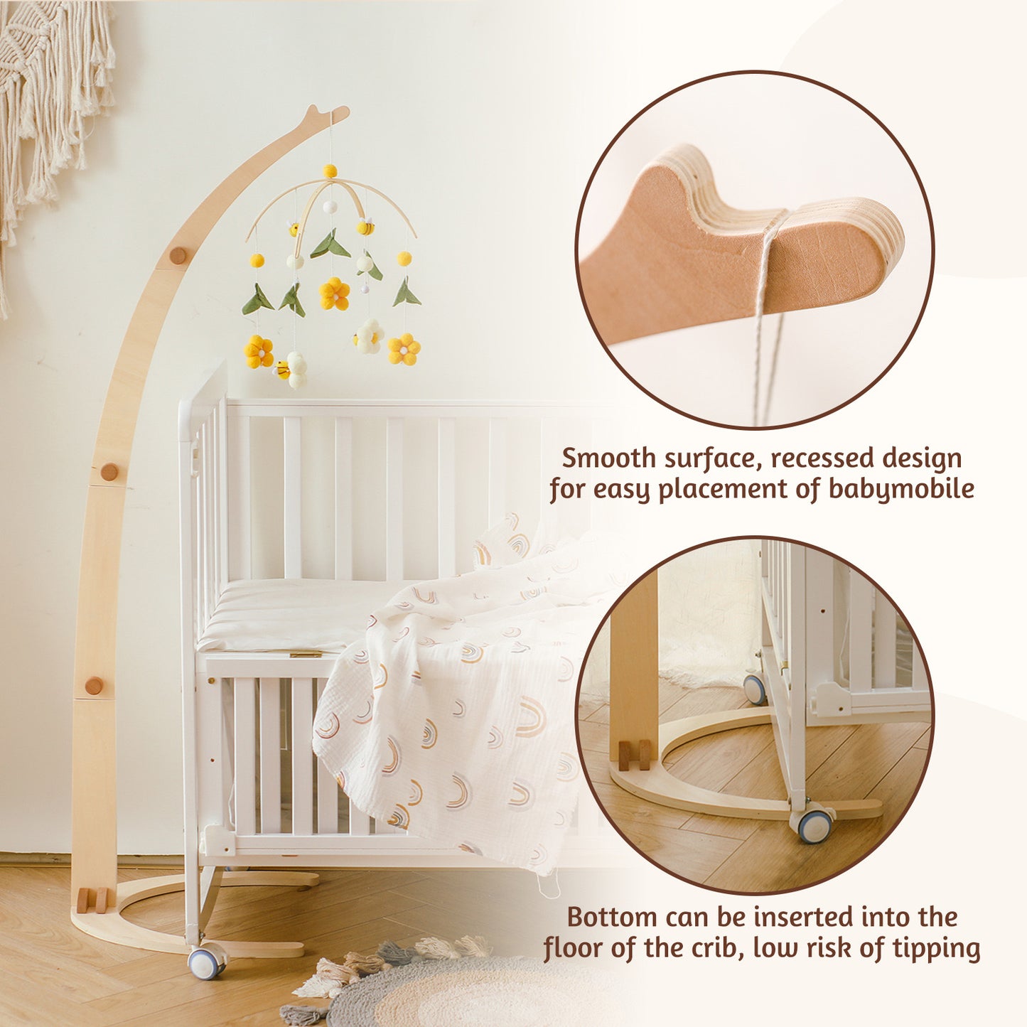 BABY MOBILE HANGER (FLOOR-STANDING)