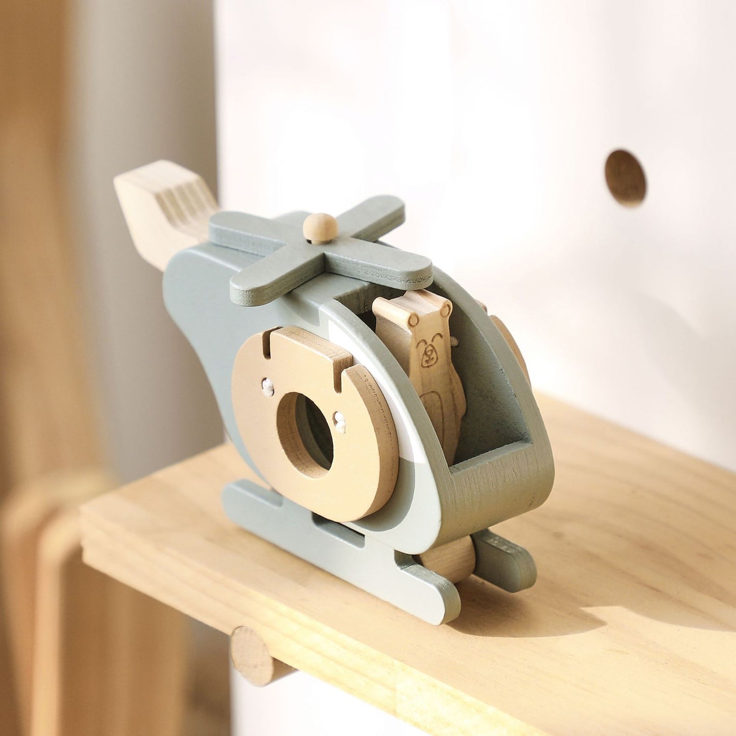 WOODEN TOY (HELICOPTER)