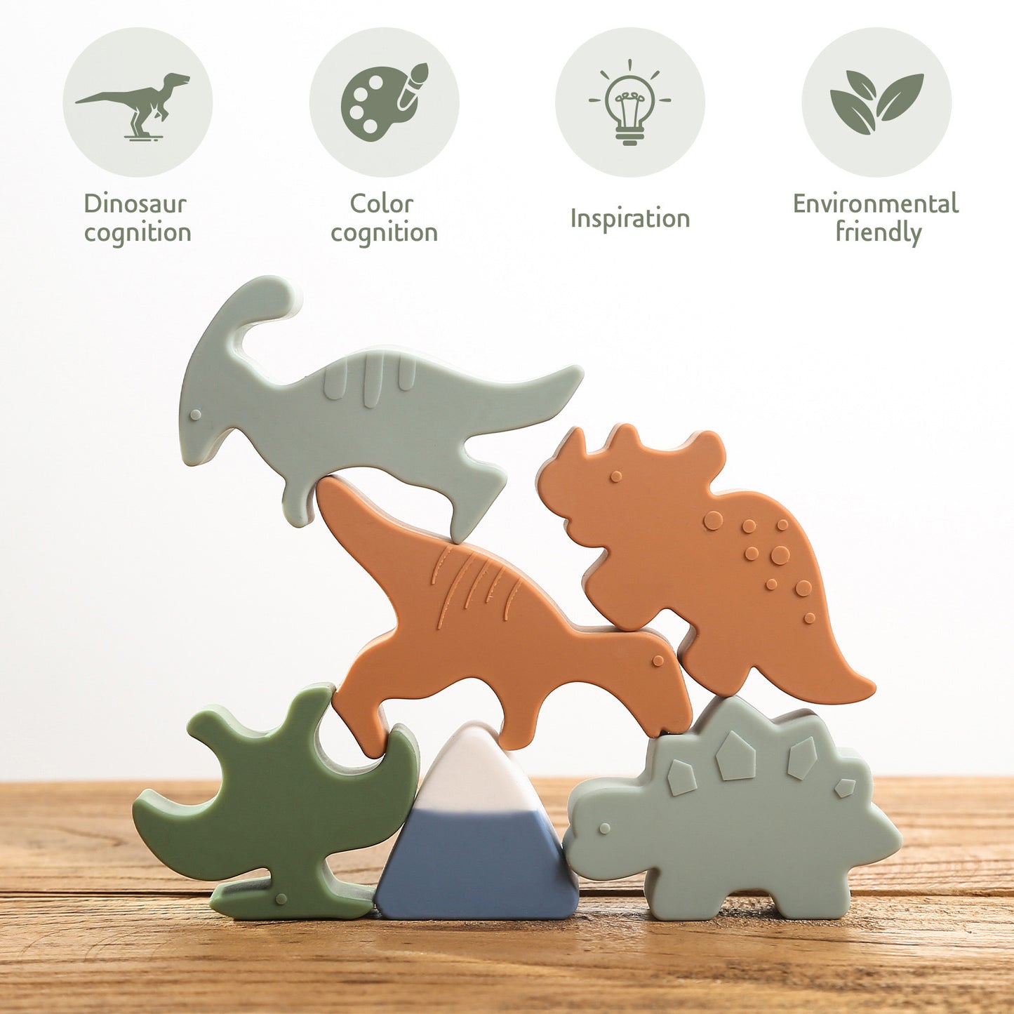 SILICONE PUZZLE (DINOSAUR)