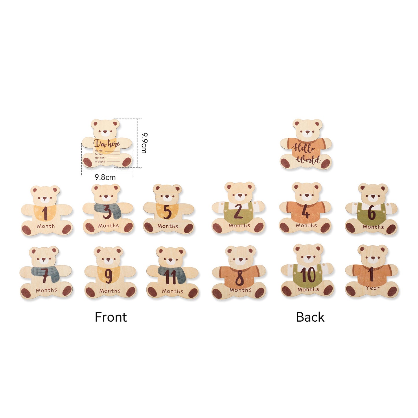 MILESTONE CARDS (BEAR)