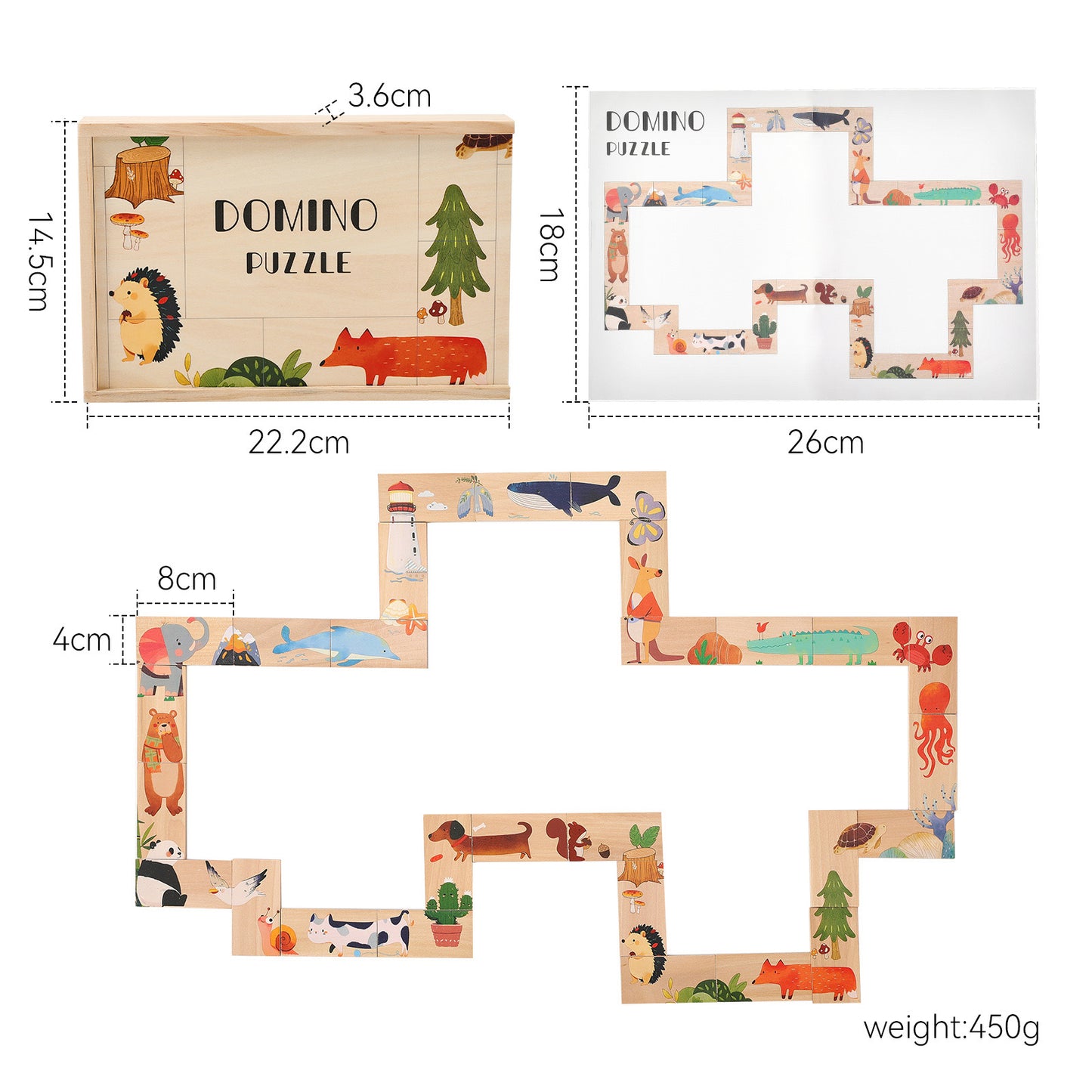 WOODEN PUZZLE (DOMINO)