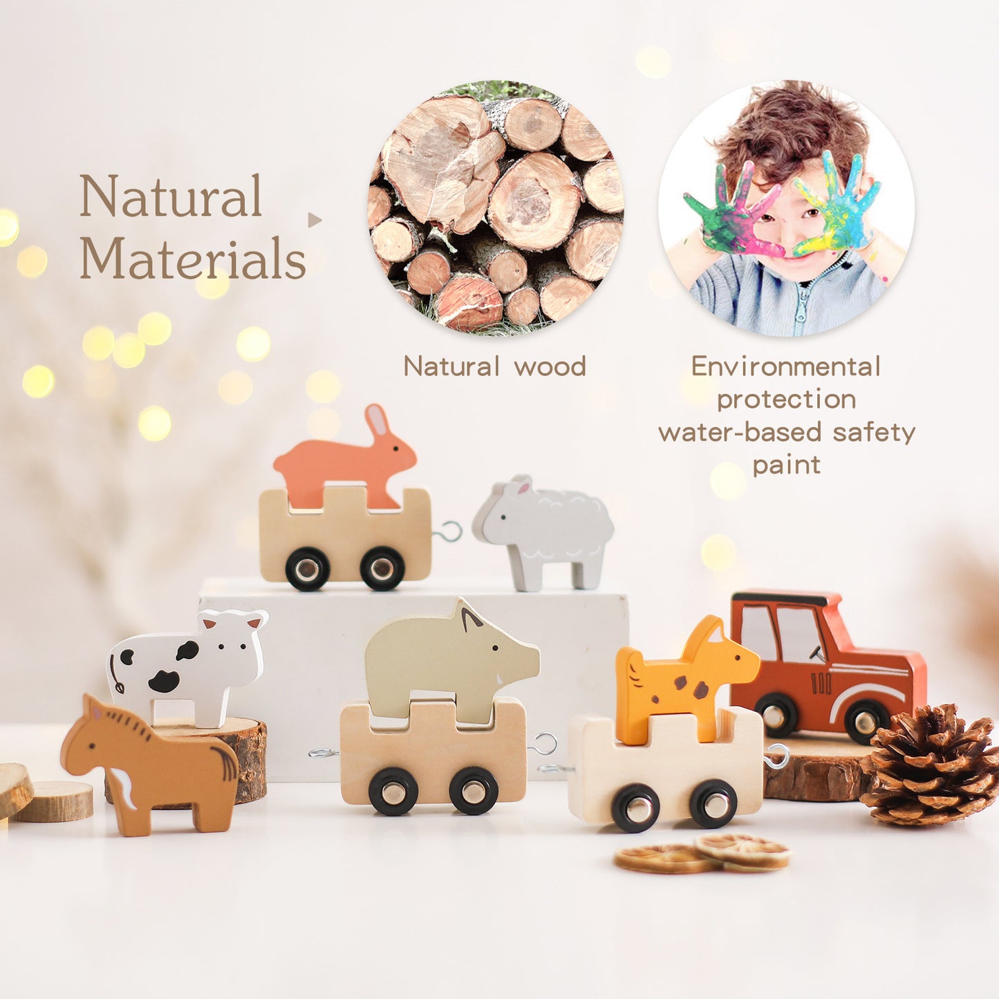 FARM & TRAIN TOY