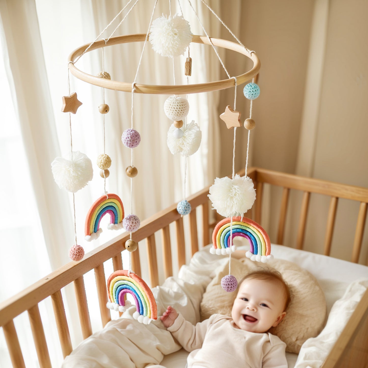 BABY MOBILE (RAINBOW & STAR)