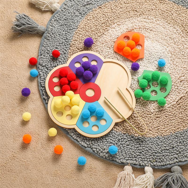 BALL CLAMPING TOY (FLOWER)