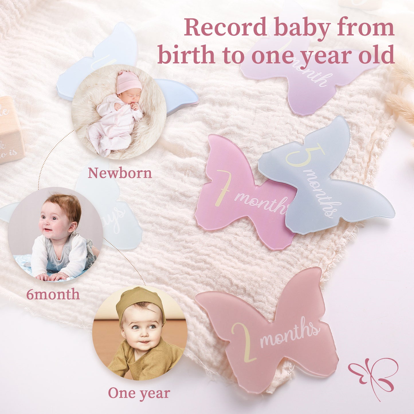 MILESTONE CARDS (BUTTERFLY)