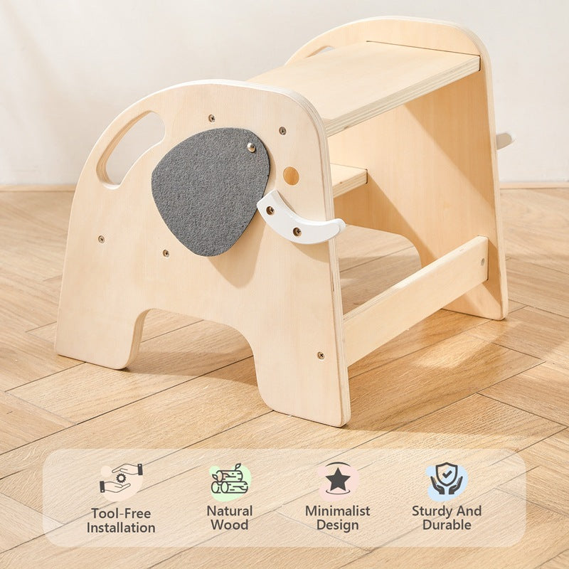 TODDLER STEP STOOL (ELEPHANT)