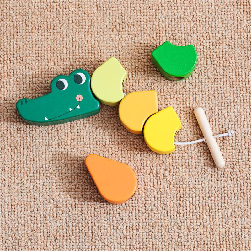 THREADING TOY (CROCODILE)
