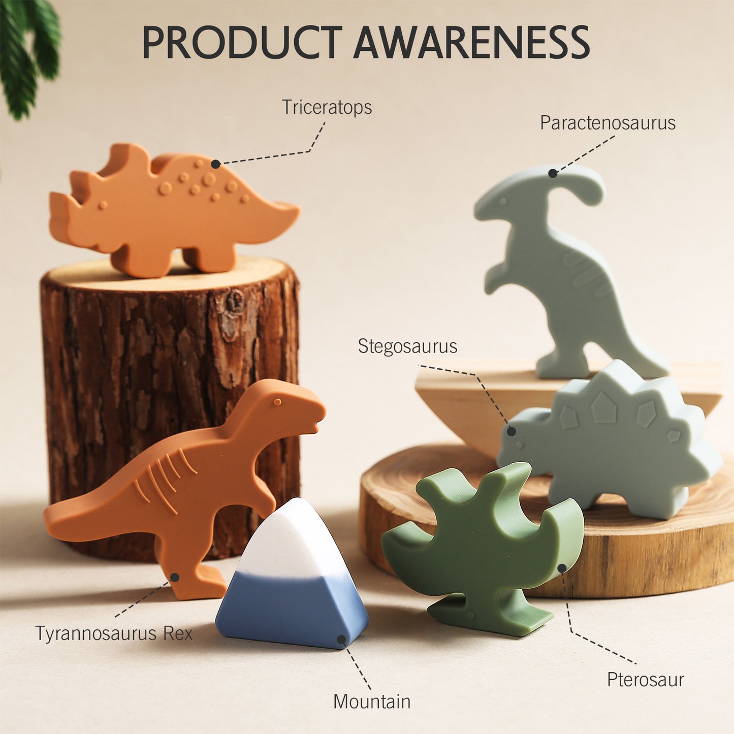 SILICONE PUZZLE (DINOSAUR)