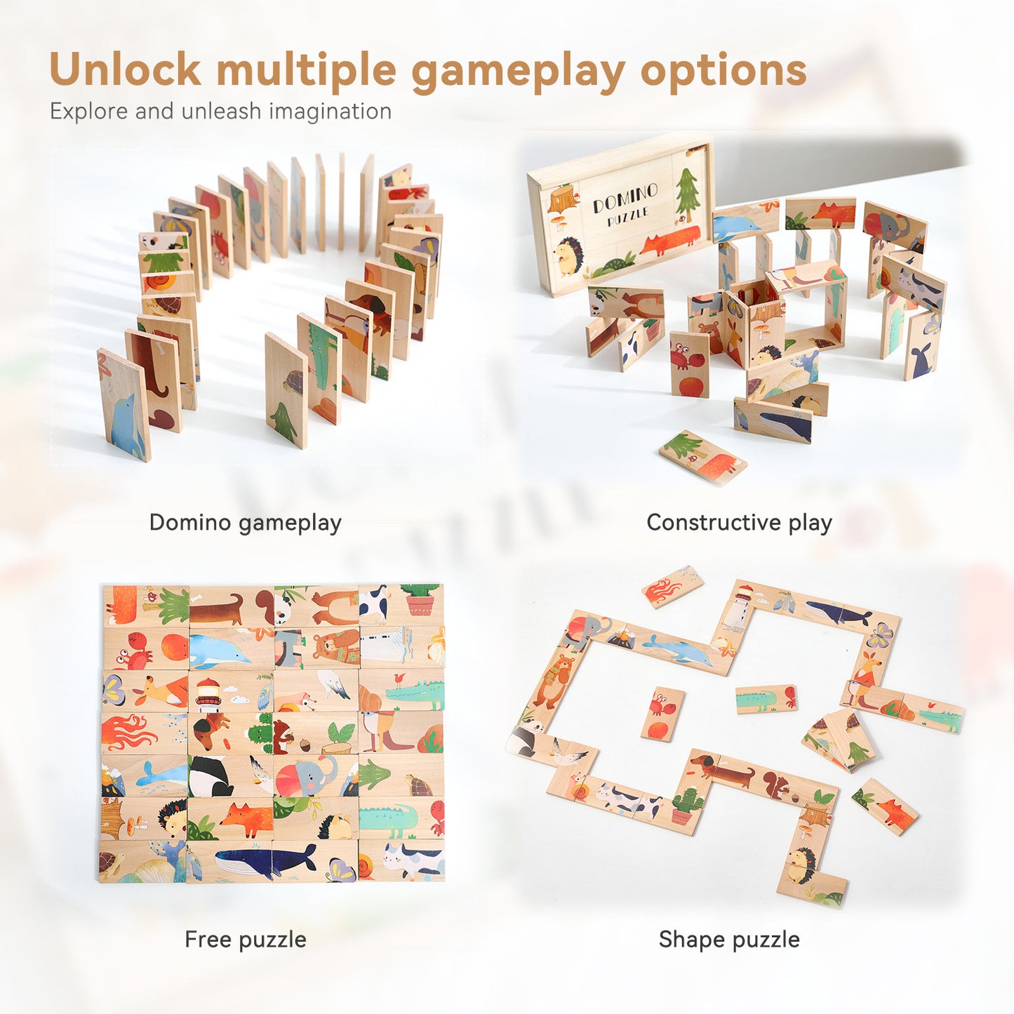 WOODEN PUZZLE (DOMINO)