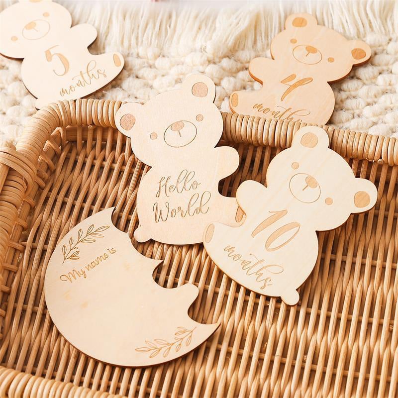 MILESTONE CARDS (HUG BEAR)