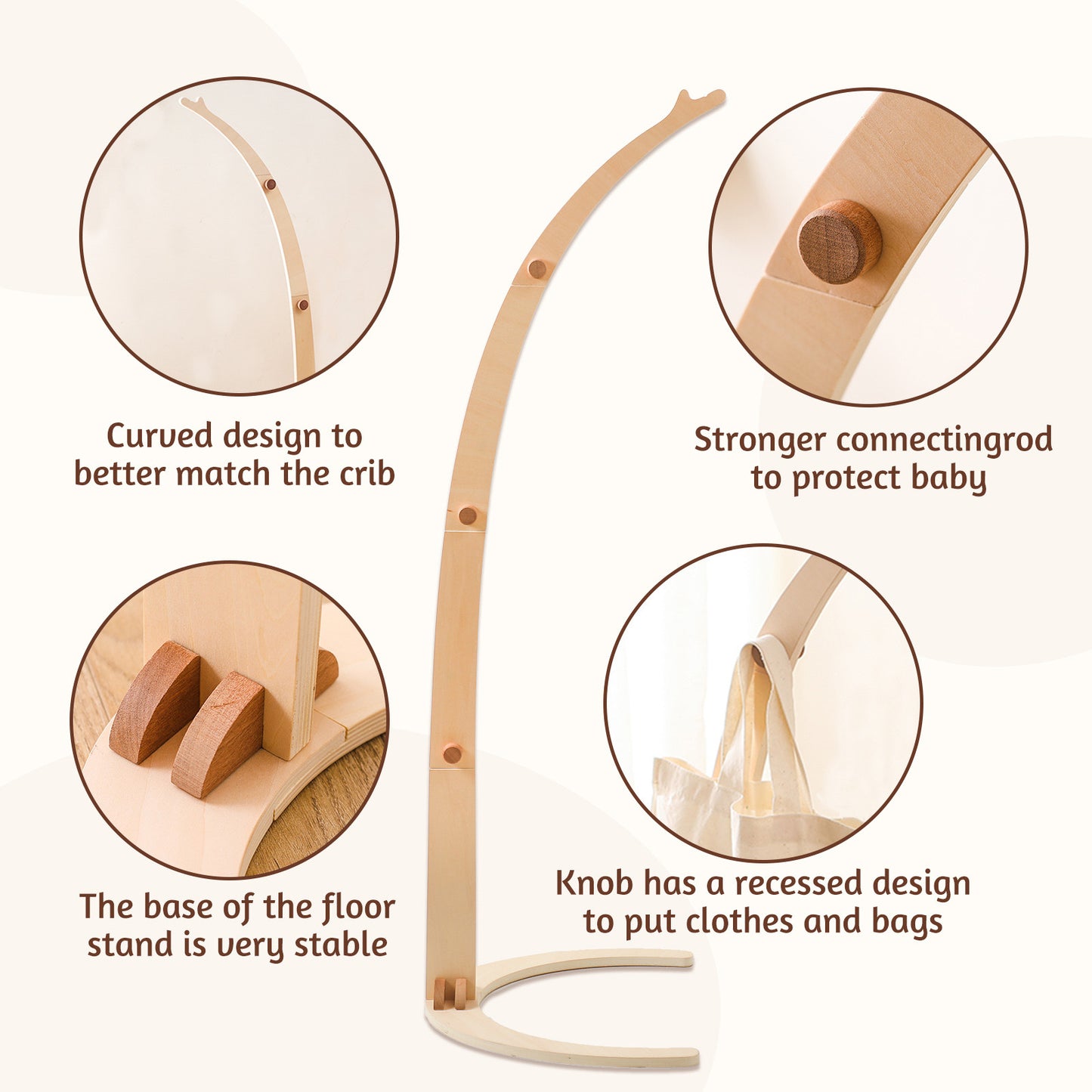 BABY MOBILE HANGER (FLOOR-STANDING)