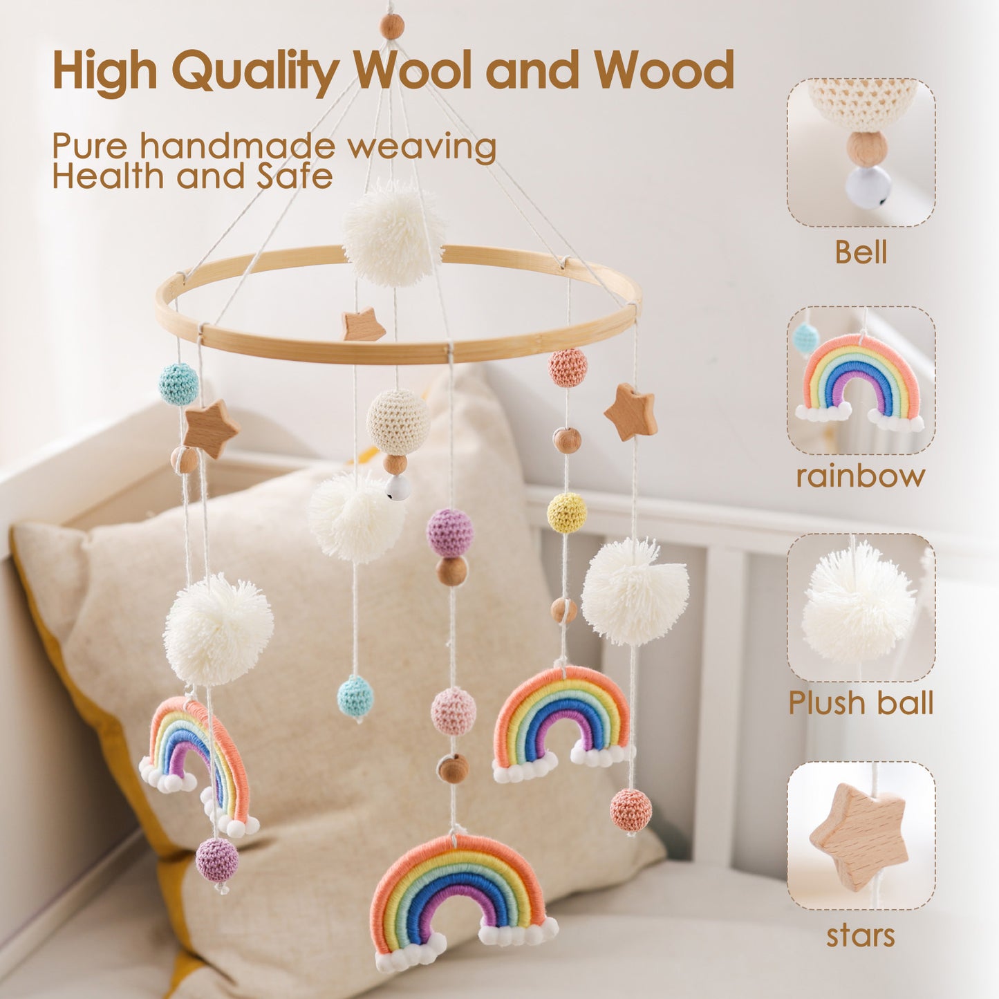 BABY MOBILE (RAINBOW & STAR)