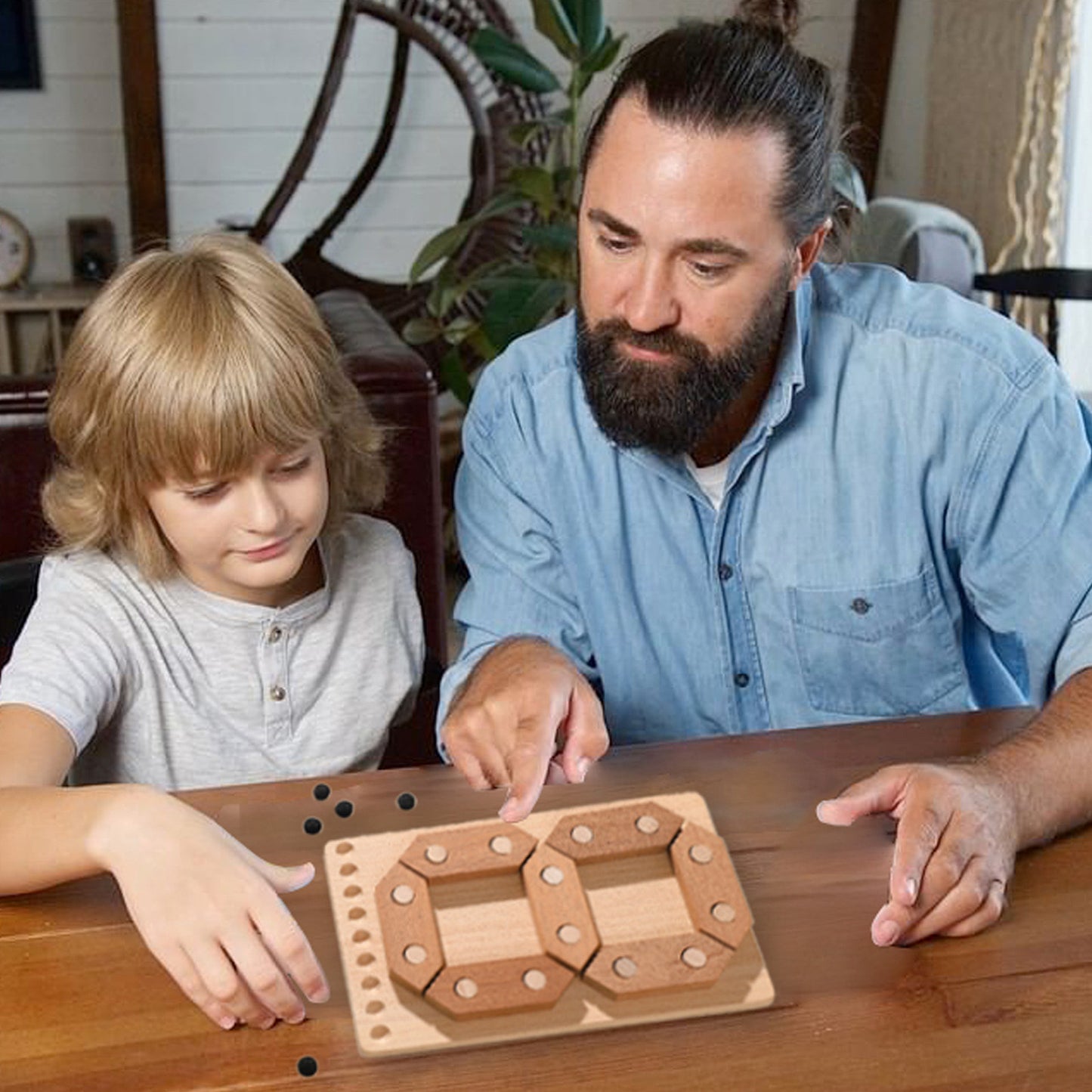 WOODEN PUZZLE (NUMBER)
