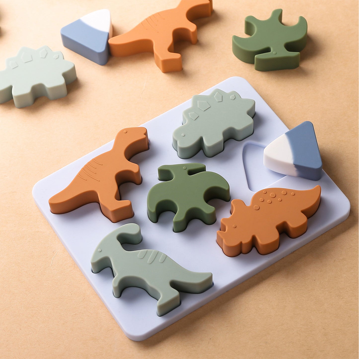 SILICONE PUZZLE (DINOSAUR)