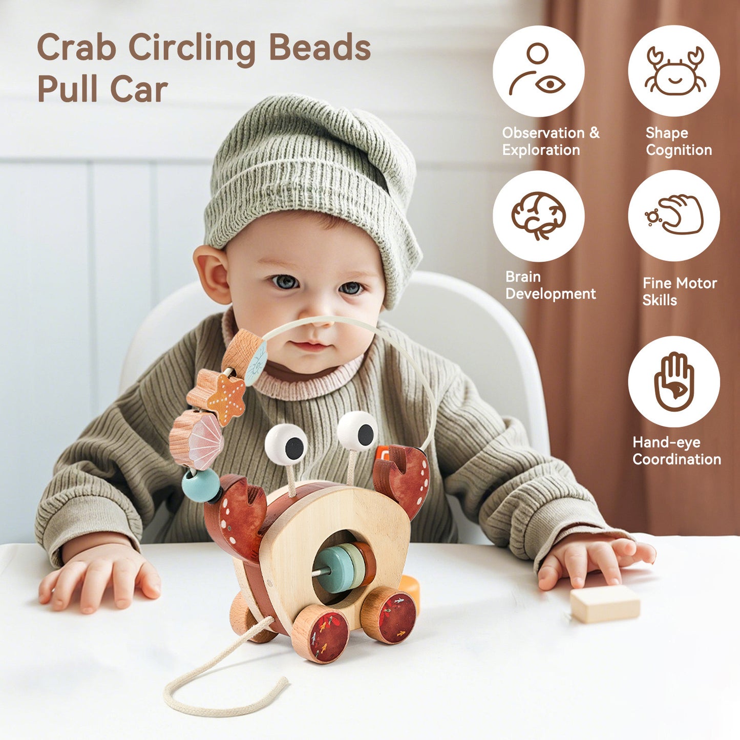 BEADS PULL CAR (CARD)