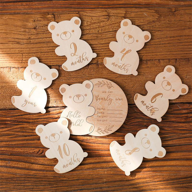MILESTONE CARDS (HUG BEAR)