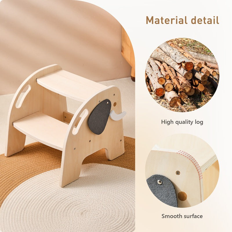 TODDLER STEP STOOL (ELEPHANT)