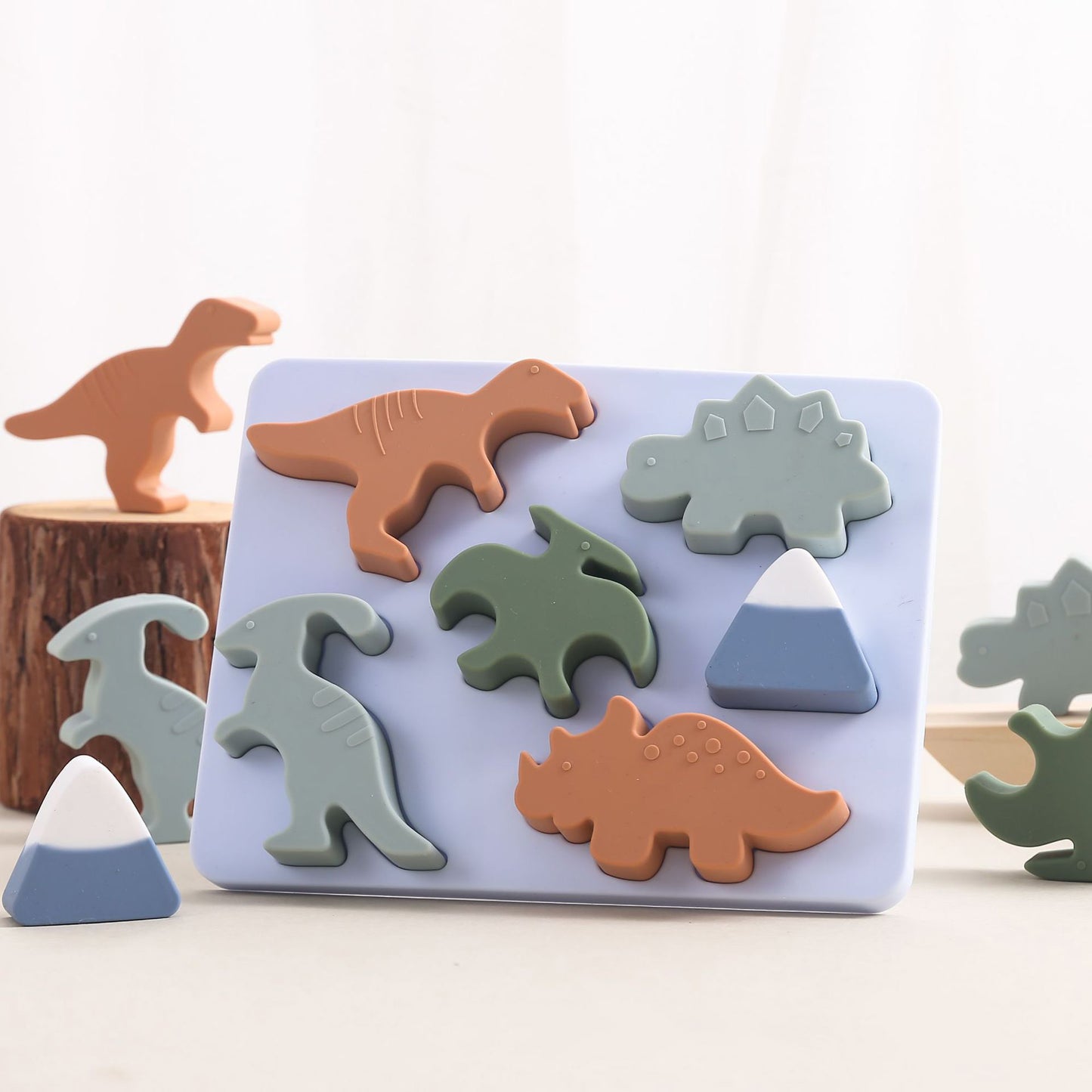 SILICONE PUZZLE (DINOSAUR)