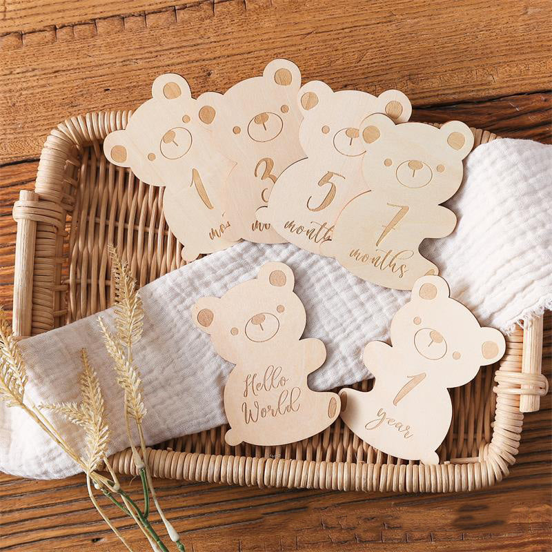 MILESTONE CARDS (HUG BEAR)