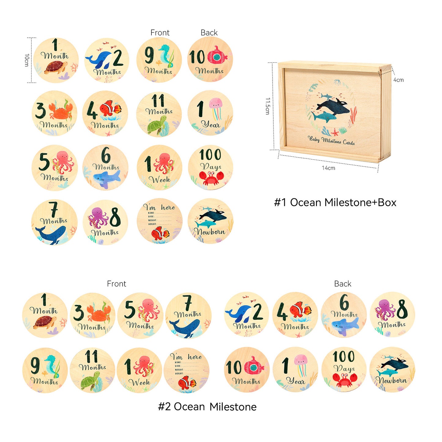 MILESTONE CARDS (OCEAN)