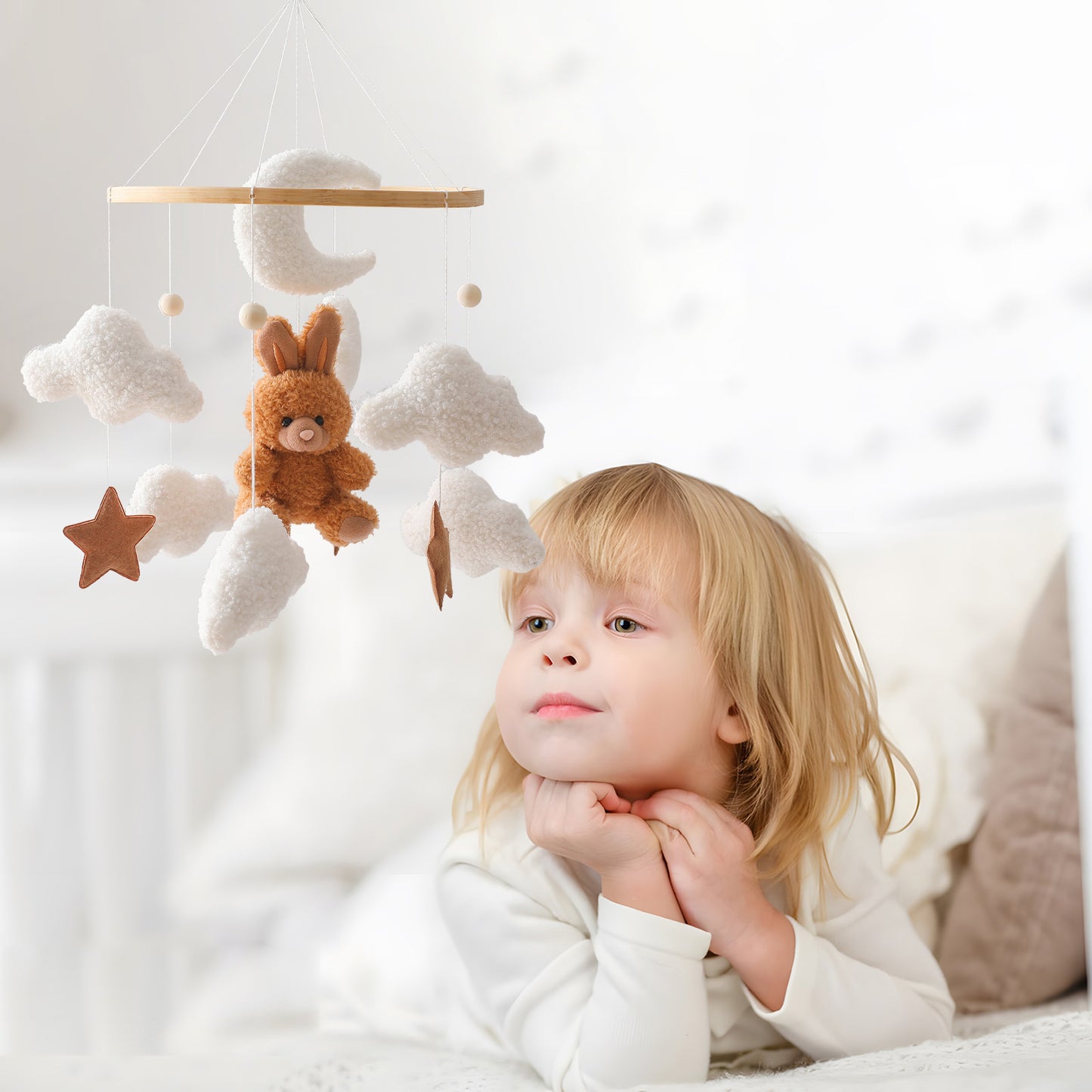 BABY MOBILE (TEDDY VELVET)