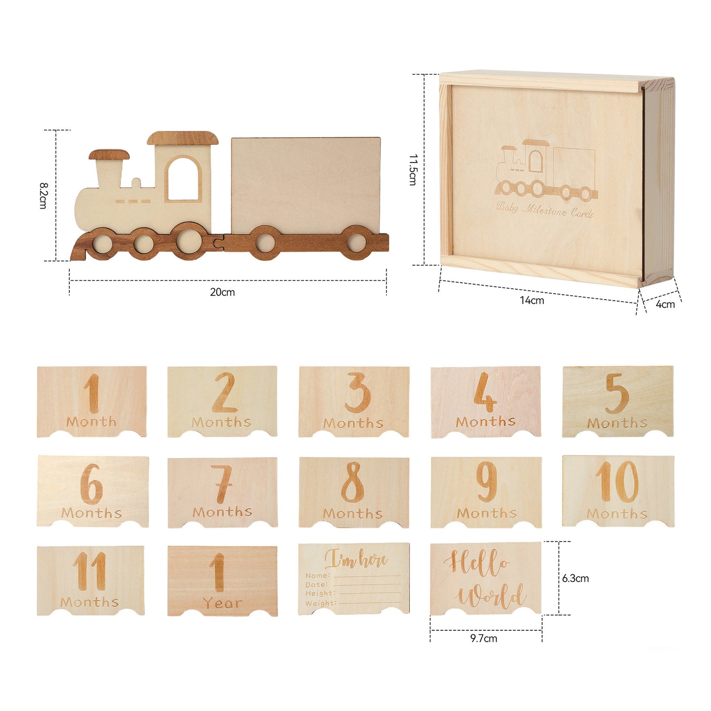 MILESTONE CARDS (TRAIN)