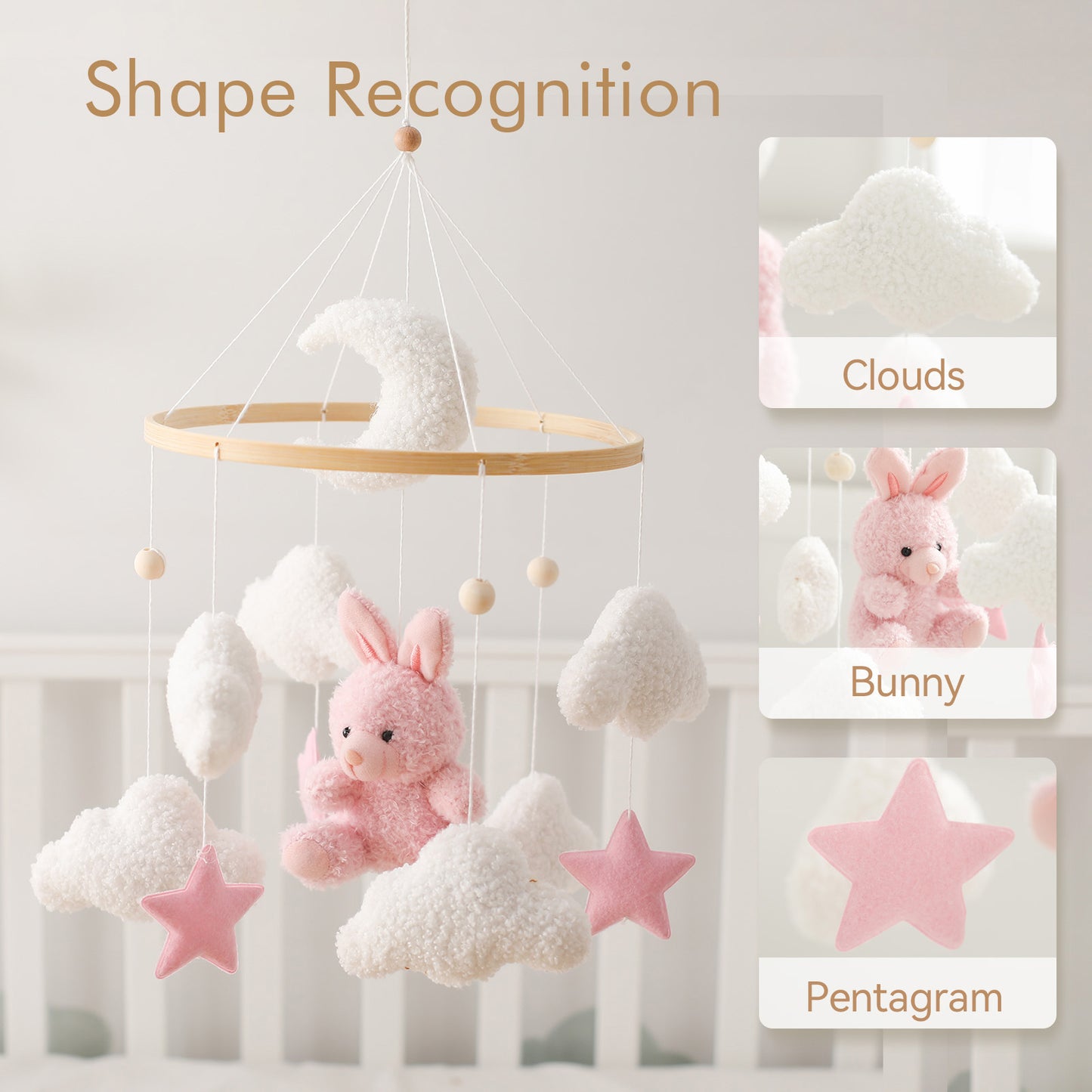BABY MOBILE (TEDDY VELVET)