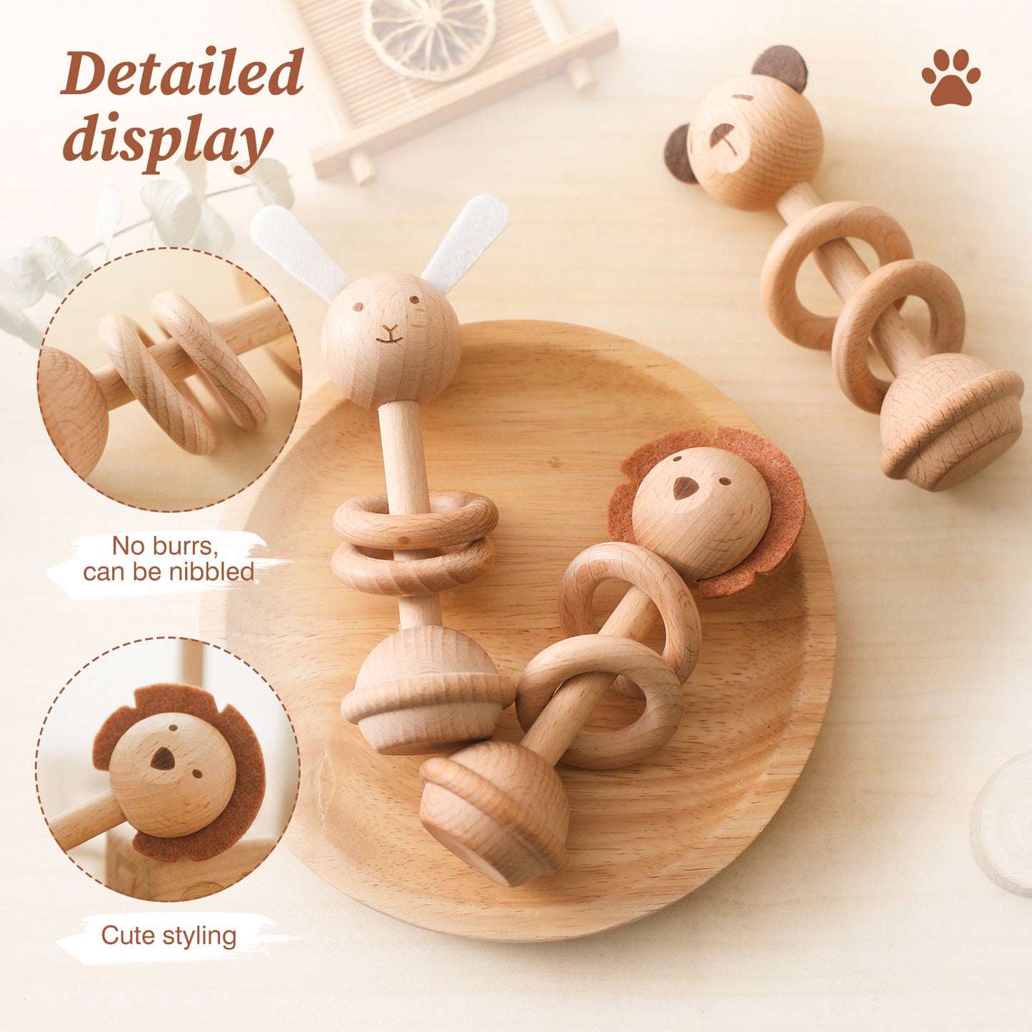 BABY RATTLE TOY (ANIMAL)