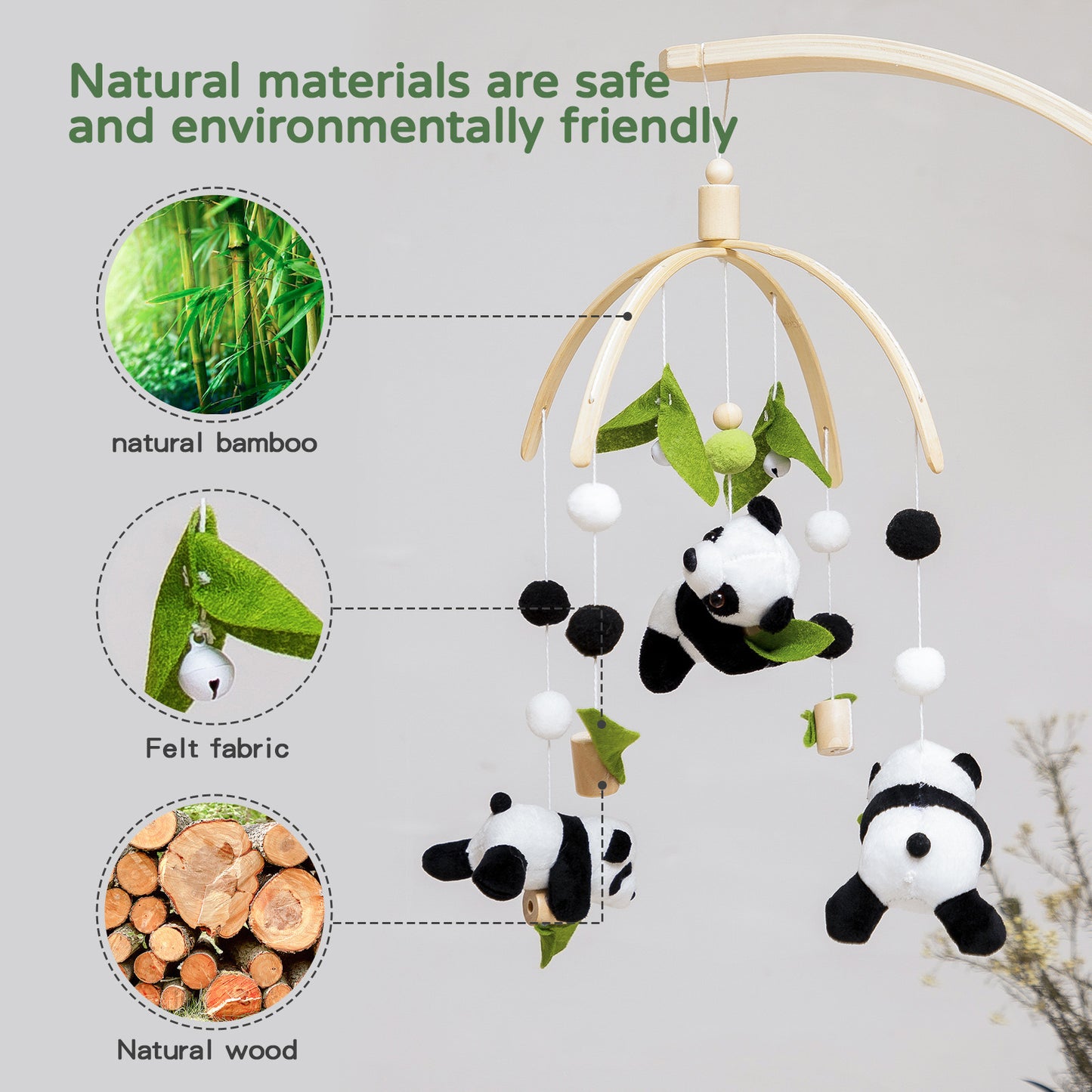 BABY MOBILE (BAMBOO PANDA)