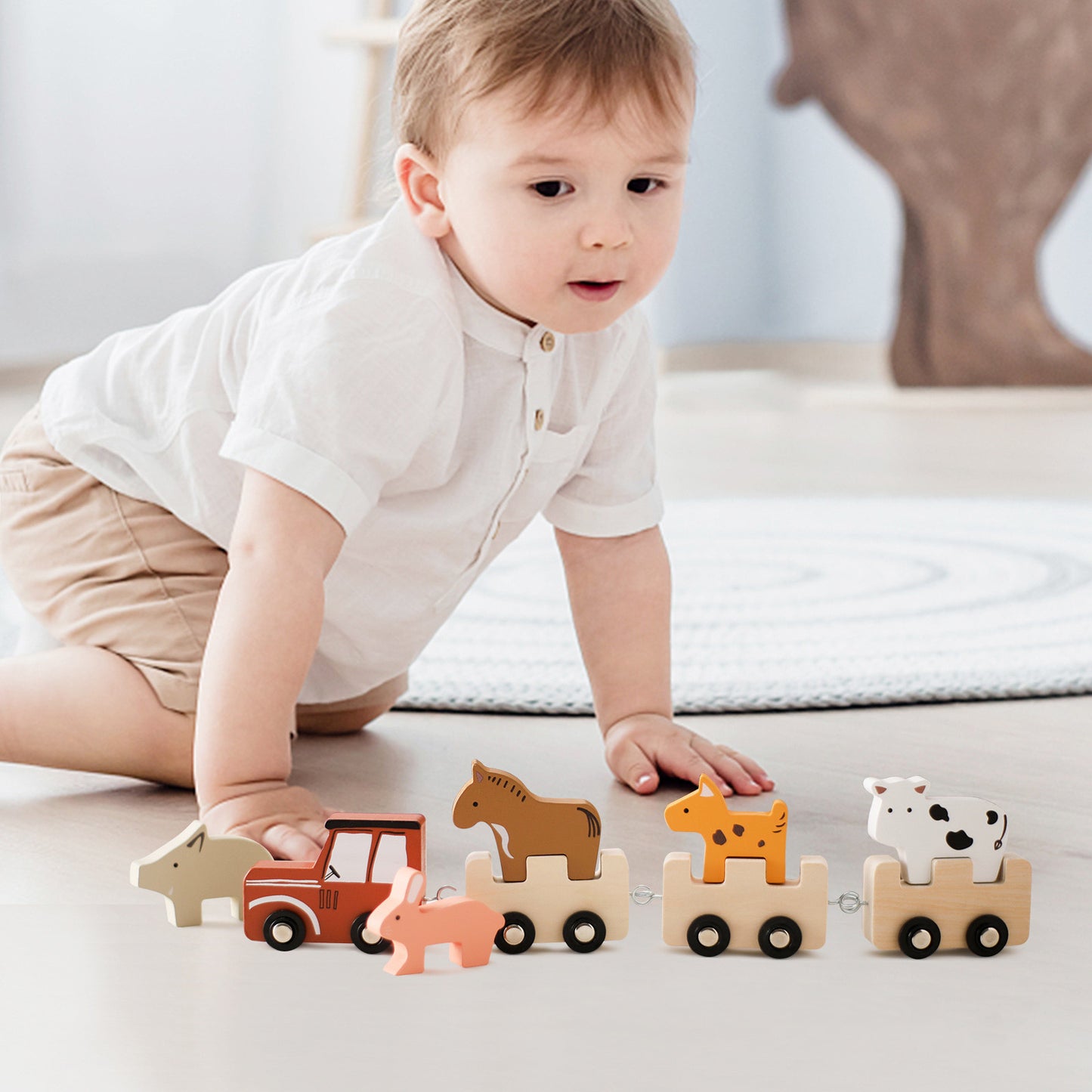FARM & TRAIN TOY