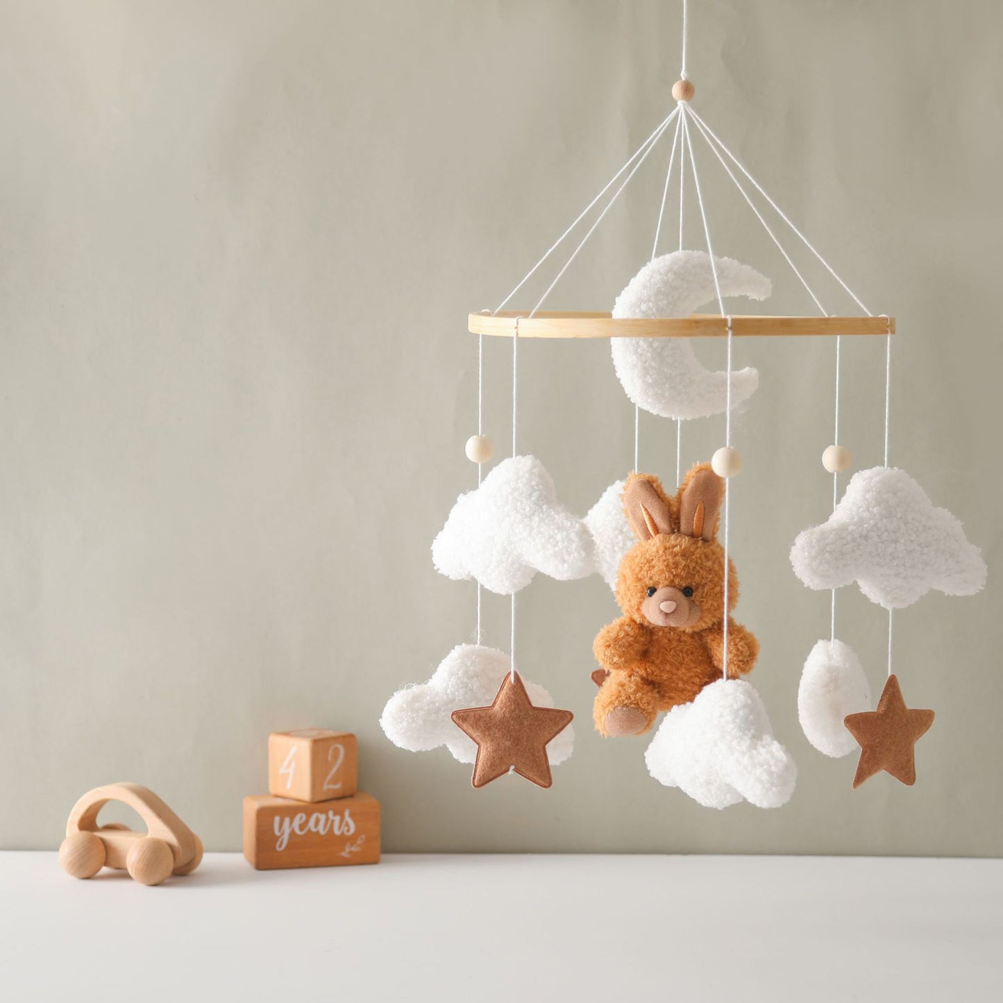 BABY MOBILE (TEDDY VELVET)