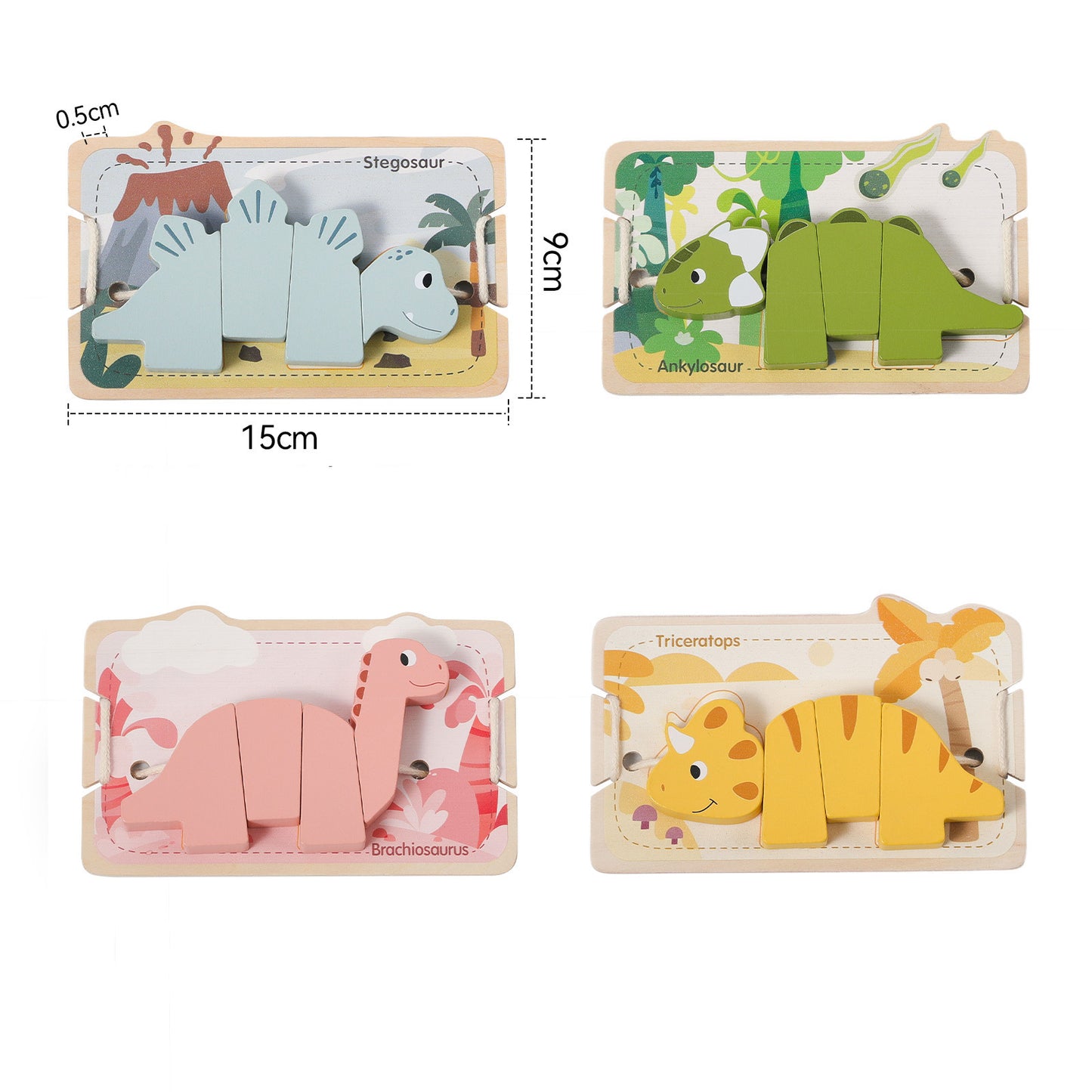 THREADING TOY (DINOSAUR)