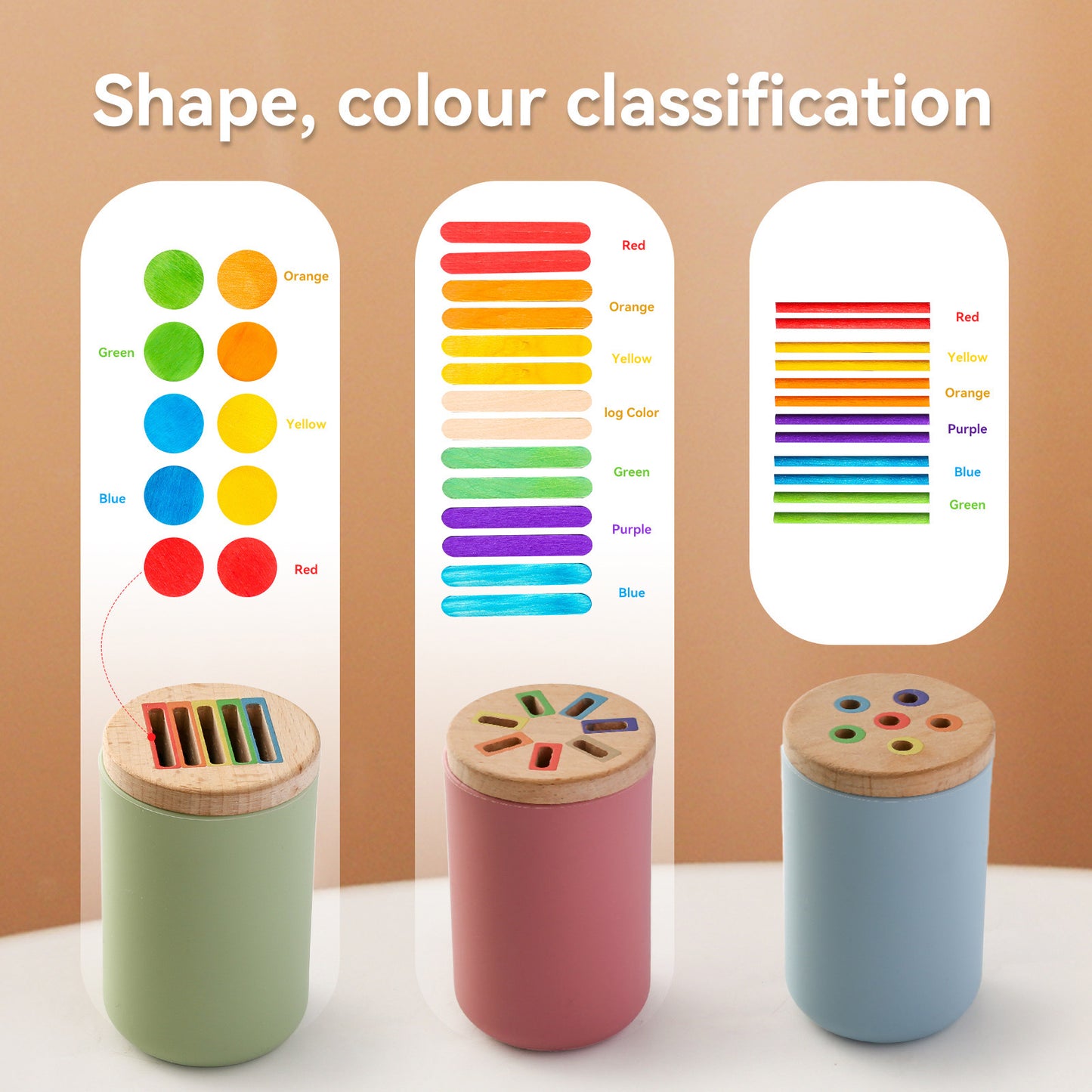 COLOR SHAPE SORTING