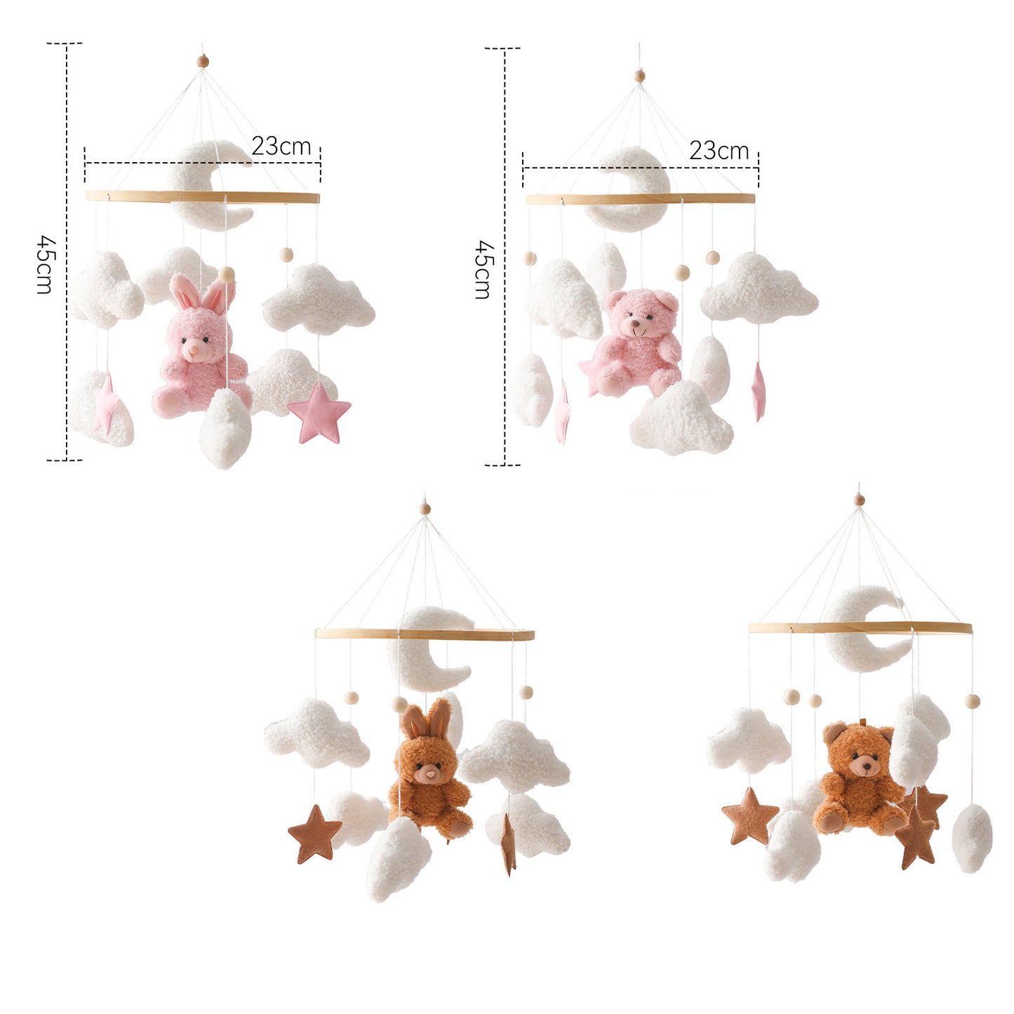 BABY MOBILE (TEDDY VELVET)