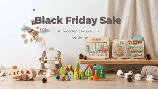Unlock a World of Imagination: Black Friday Wooden Toy Sale!