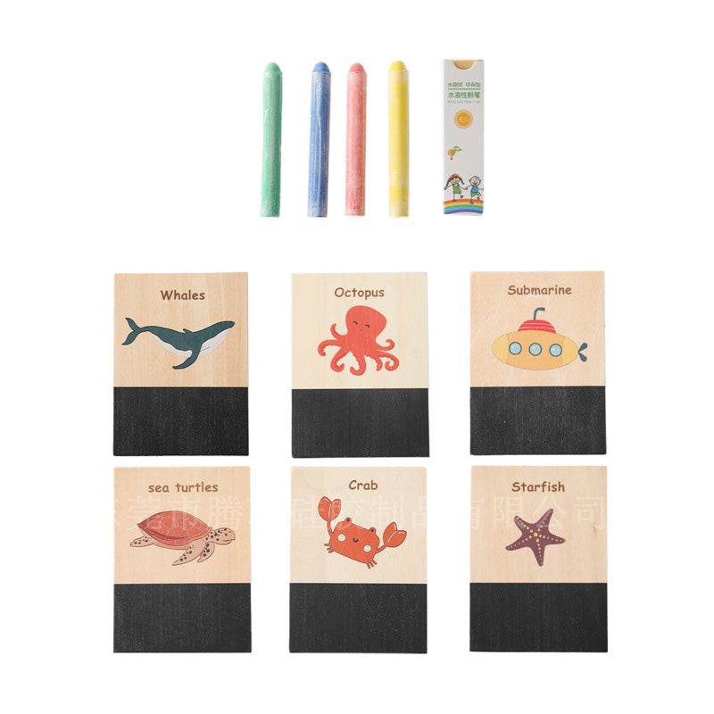 WOODEN COGNITIVE CARDS