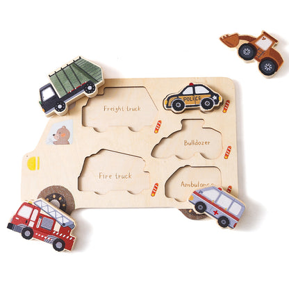 WOODEN PUZZLE (FARM & CAR)