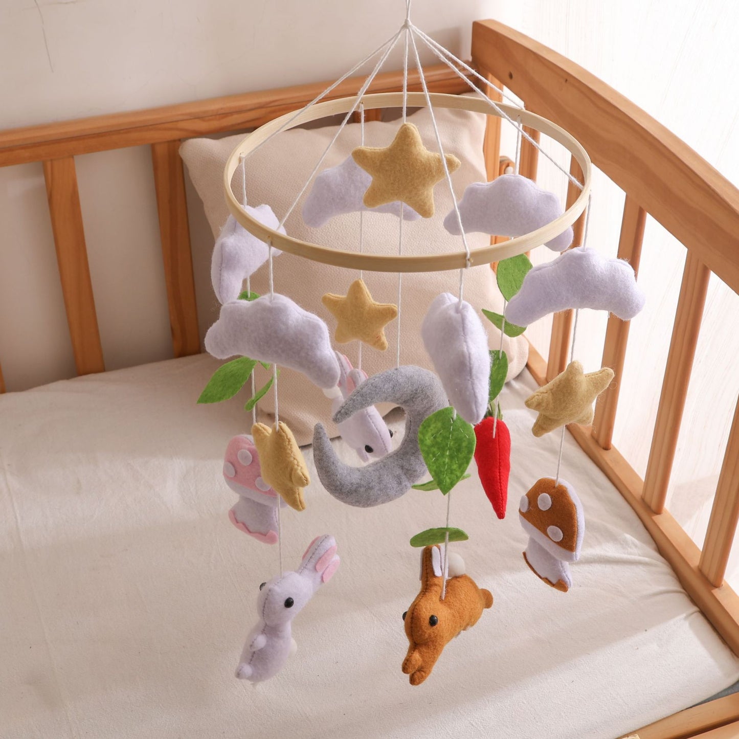 BABY MOBILE (RABBIT & MUSHROOM)