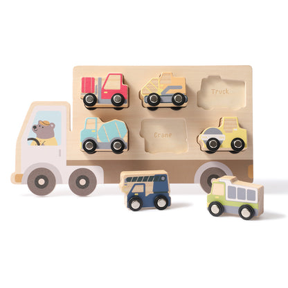 WOODEN PUZZLE (ENGINEERING VEHICLE)