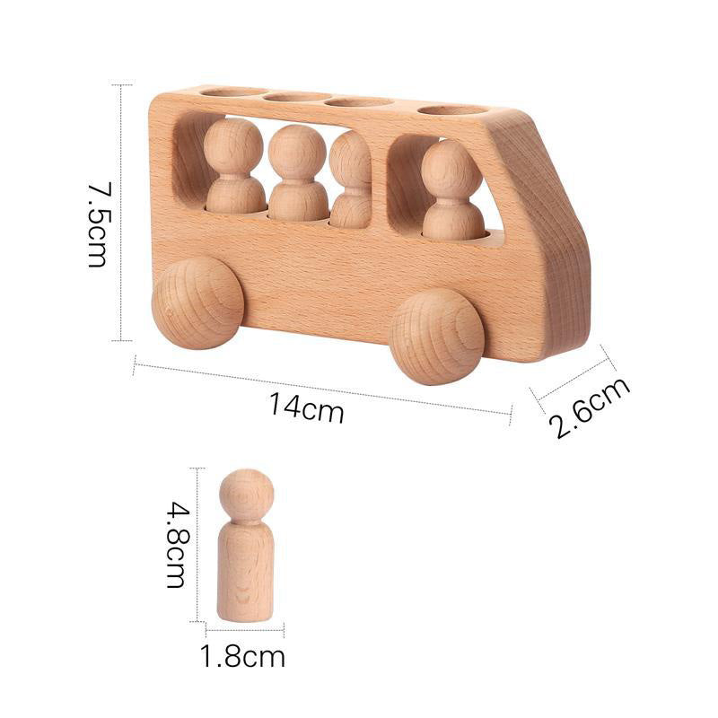 WOODEN TOY (BUS)