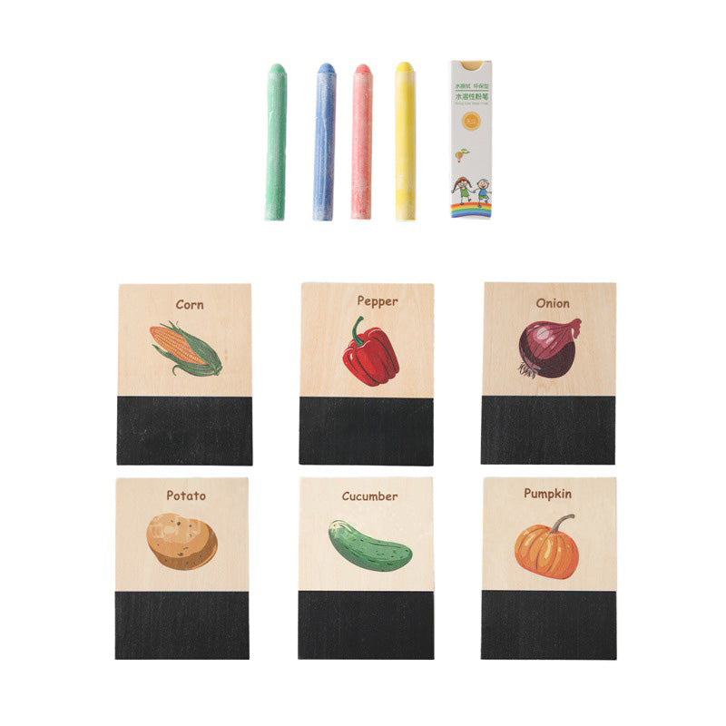 WOODEN COGNITIVE CARDS