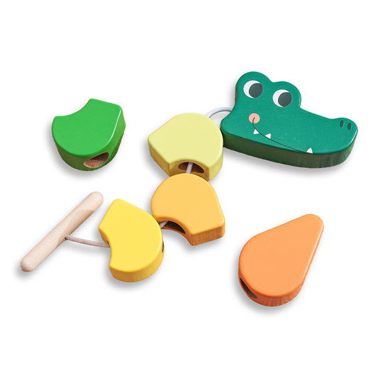 THREADING TOY (CROCODILE)