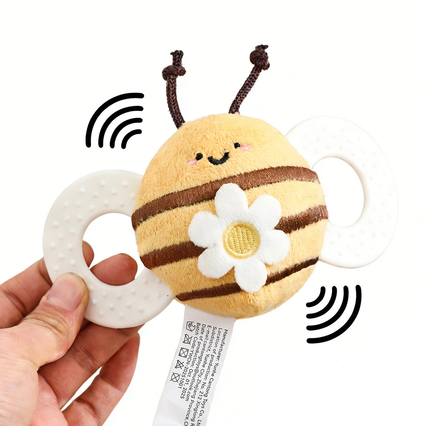 BABY RATTLE (BEE TOY)
