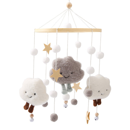 BABY MOBILE (FELT BALL, CLOUDS)